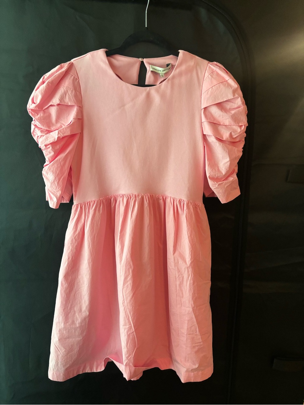English Factory NWT Pink Puff Sleeve Dress - Picture 3 of 9